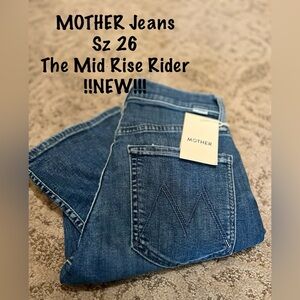 MOTHER Jeans – NEW! Size 26 – The Mid Rise Rider Ankle ✨